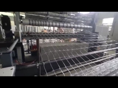 Wrap Around 25 Times 2.4m Fixed Knot Fence Machine , Fencing Net Making Machine