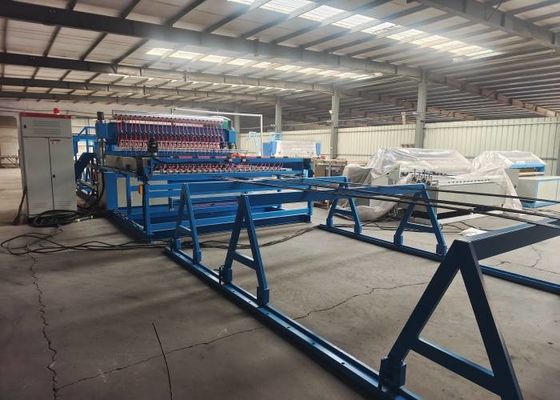 জাল প্রস্থ 3m জাল প্রস্থ 6m হাইওয়ে পিএলসি রিইনফোর্সিং জাল ওয়েল্ডিং মেশিন