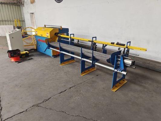 রিবার সাইজ 3-8 মিমি তার সোজা করা এবং কাটার মেশিনের দৈর্ঘ্য 6 মি